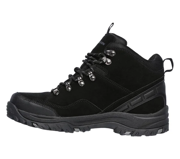 Skechers Men's Relaxed Fit Relment Pelmo Hiking Boot - Black, Size: 7.5