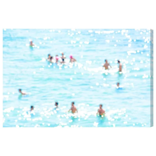 Oliver Gal 'Afternoon at The Beach by Tal Paz-Fridman' Nautical and Coastal Wall Art Canvas Print - Blue - Brown - 24 x 16