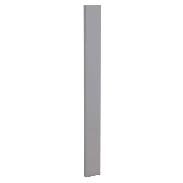 Home Decorators Collection Tremont Assembled 0.75 in. x 6 in. x 3 in. Filler Strip in Pearl Gray FS636-PG