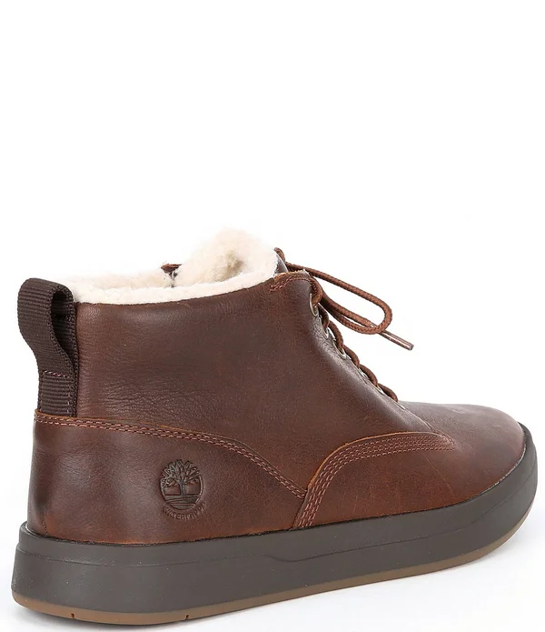 Timberland Davis Square Warm Lined Chukka - Men's Medium Grey, 13.0