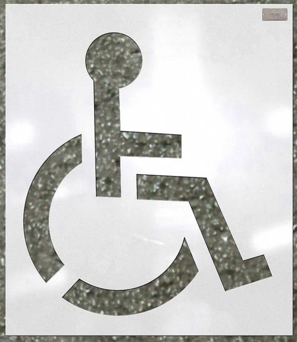 C.H. Hanson 70342 Stencil - Handicap, 34 x 34 in.