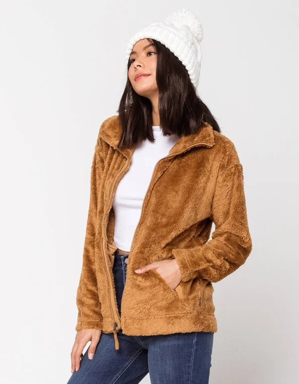 The North Face Furry Fleece 2.0 Jacket Women's - Cedar Brown - Medium