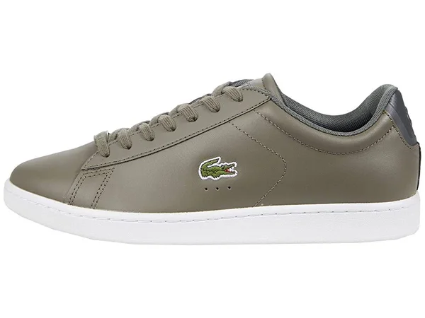 Lacoste Carnaby Evo 0121 2 SMA Men's Shoes Khaki/White : 9 M
