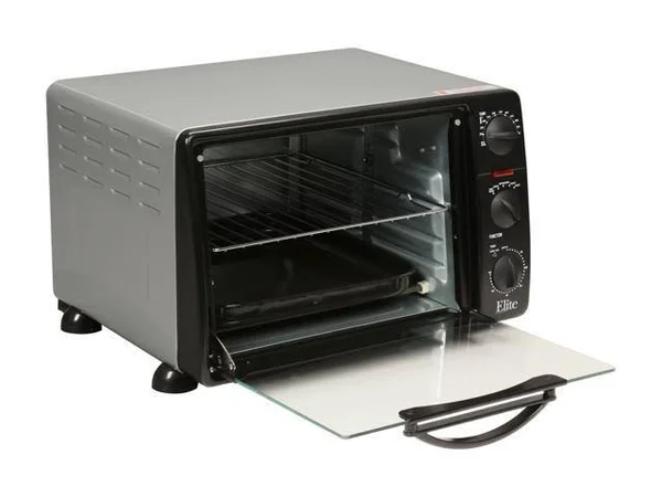 Elite Cuisine 23-Liter Toaster Oven with Rotisserie