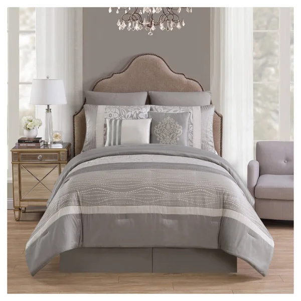 Vcny Arcadia 8-Piece Comforter Set, Queen