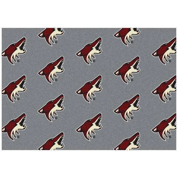 Milliken Arizona Coyotes NHL Team Repeat Area Rug - 7&8x22 by 10&9x22