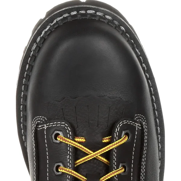Georgia Boot Amp LT Logger Low Heel Waterproof Work Boot Size 7(w), Black