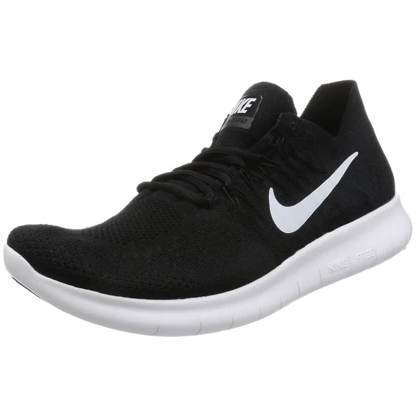 Nike Men's Free RN Flyknit 2017 Running Shoe, Black