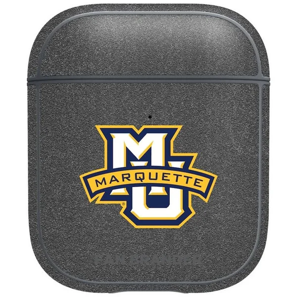 Incase Gray Marquette Golden Eagles Air Pods Metallic Case