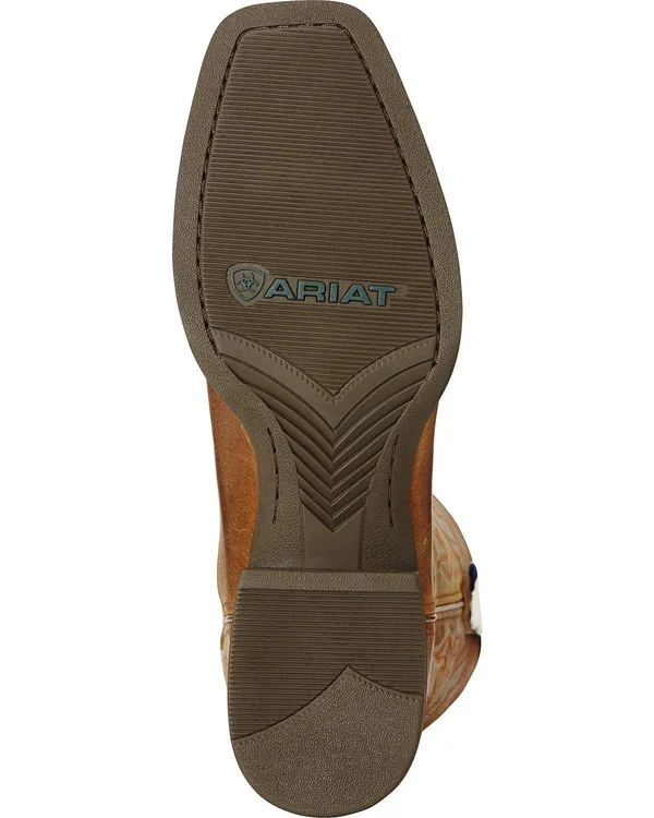 Ariat Men's Sport Herdsman Boot - 12 - Powder Brown
