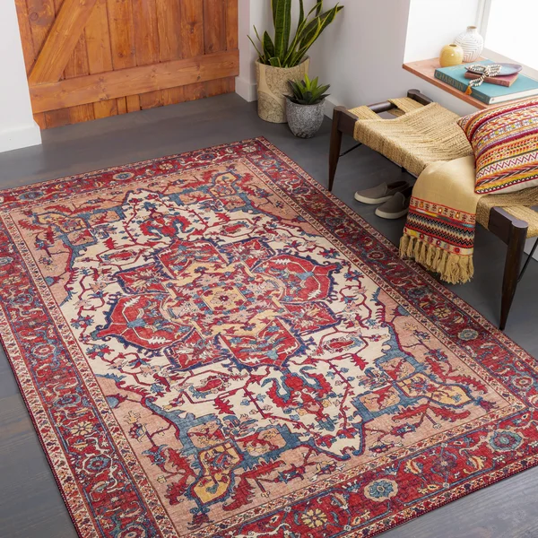 Traditional BHS-0090495 Iris Poly Accent Rug - 5& x 7&6x22