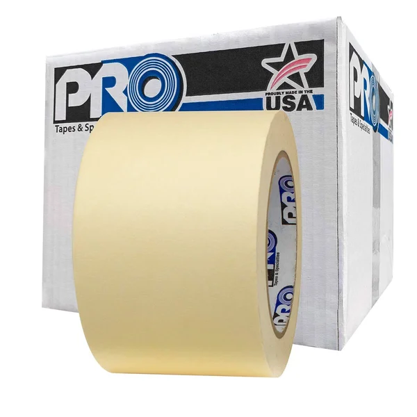 ProTapes Pro 795 Crepe Paper General Purpose Masking Tape, 60 yds Length x 3x22 Width, Tan (Pack of 16)
