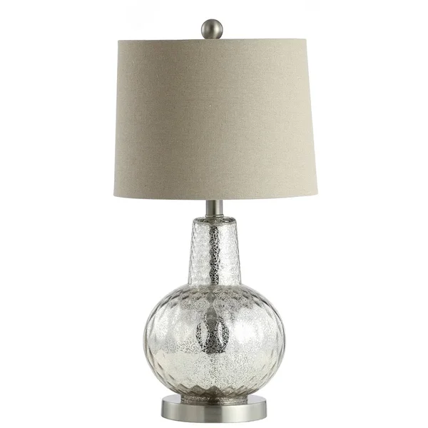 Safavieh Atlas Table Lamp - Silver, Ivory