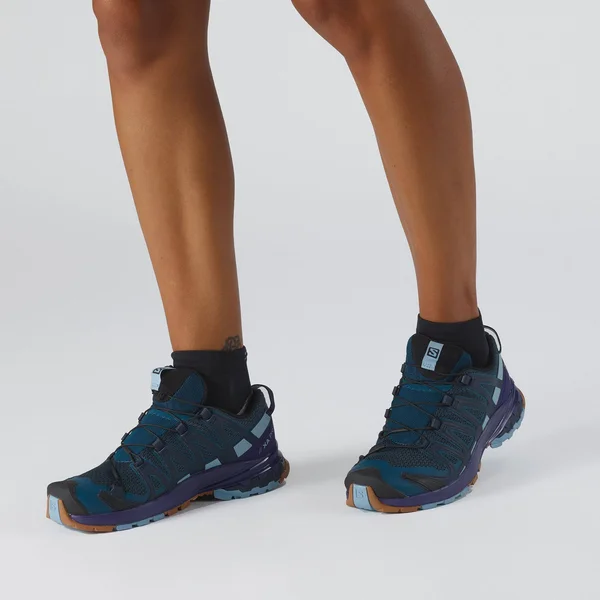 Salomon Women's XA Pro 3D V8, 7.5, Poseidon/Violet Indigo/Forever