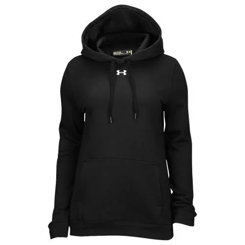 Under Armour Women's Hustle Fleece Hoodie - Black - LT
