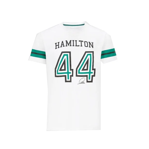 Mercedes AMG Petronas F1 Lewis Hamilton 44 T-Shirt - White
