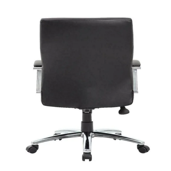 Boss Office Home Modern Executive Leather Desk Chair with Chrome Finish - Multi