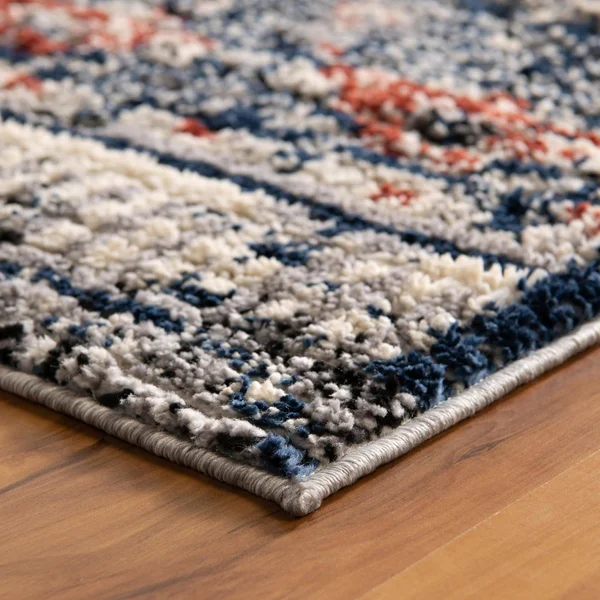 Tucson 5x8 Blue Area Rug