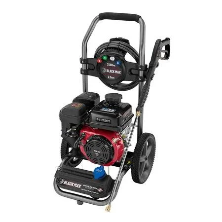 Black Max 3100 PSI Gas Pressure Washer - 212cc OHV Engine