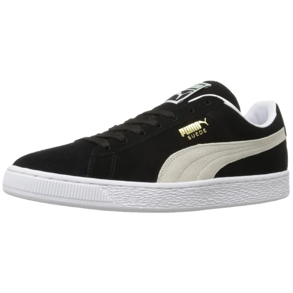 Puma Suede Classic+ Sneakers, Black/White, 11