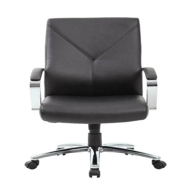Boss Office Home Modern Executive Leather Desk Chair with Chrome Finish - Multi