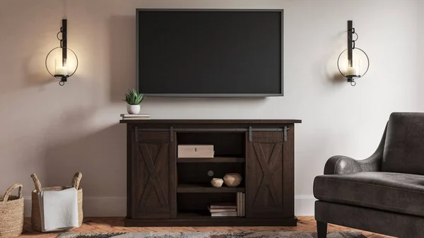 Signature Design by Ashley Camiburg Warm Brown Medium TV Stand