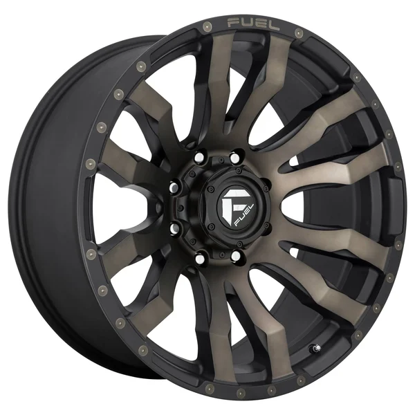 20x9 Fuel Offroad D674 Blitz Matte Black w/ Machined Dark Tint D67420907550