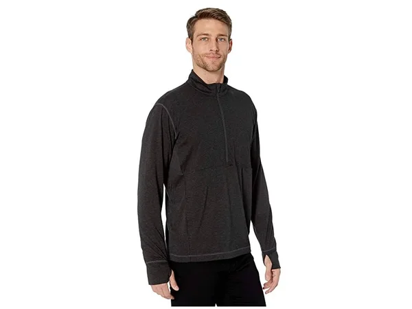 Prana Jarvis 1/2 Zip Men's - Charcoal, Size XL