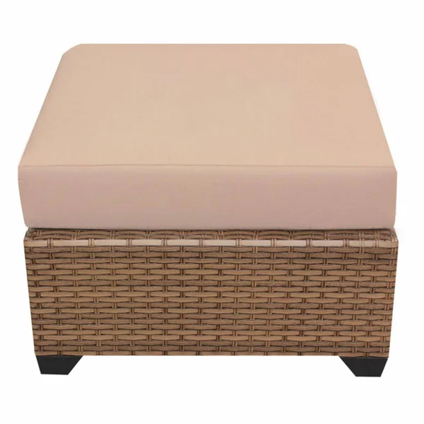 TK Classics Laguna Ottoman - Wheat