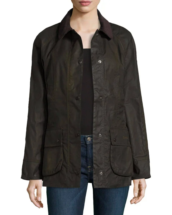 Barbour Classic Olive Beadnell Wax Jacket