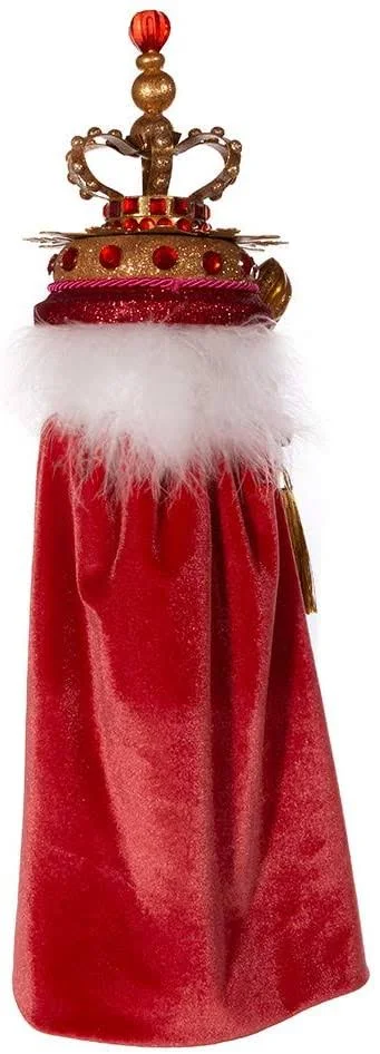 Kurt Adler 18x22 Hollywood Coral King Nutcracker