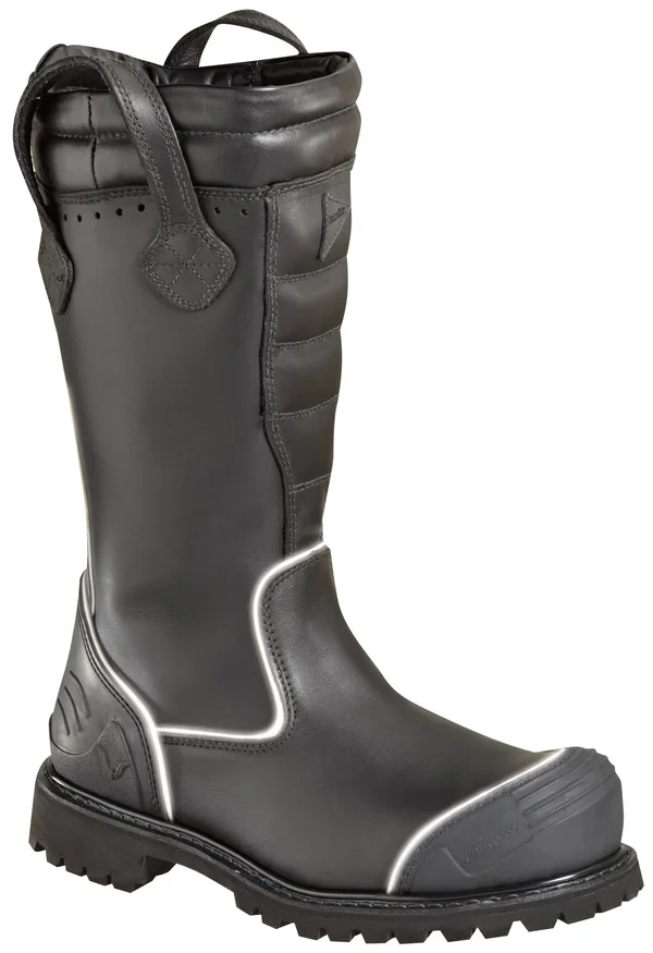 Thorogood 14x22 Power HV STRUCTURAL Bunker Boot - Black - 804-6369 13M