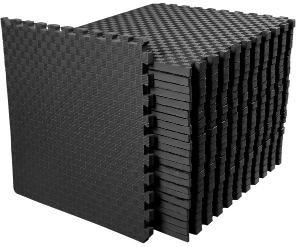 Balancefrom 1x22 Extra Thick Puzzle Exercise Mat with Eva Foam Interlocking Tiles for MMA - Exercise, Gymnastics and Home Gym Pro