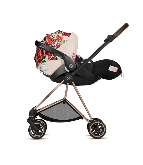 Cybex Cloud Q Infant Car Seat SensorSafe Spring Blossom Light