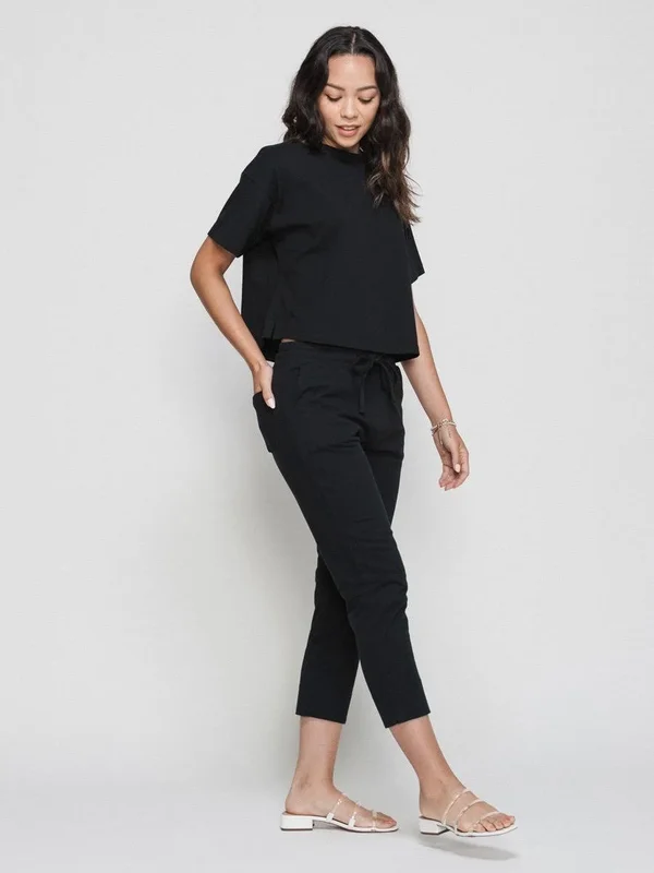 Women's Relaxed Joggers, CALPAK Onyx, Xs