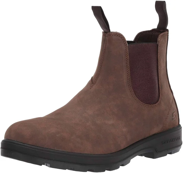 Skechers Men's Relaxed Fit: Molton - Gaveno Casual Shoes Brown 11.5