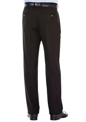 Haggar Men's Premium Stretch Classic Fit Suit Pants - Black - 34 x 29