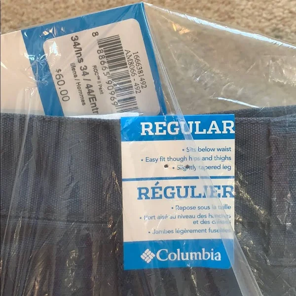 Columbia Men's Roc II Pant - Zinc, 34x34