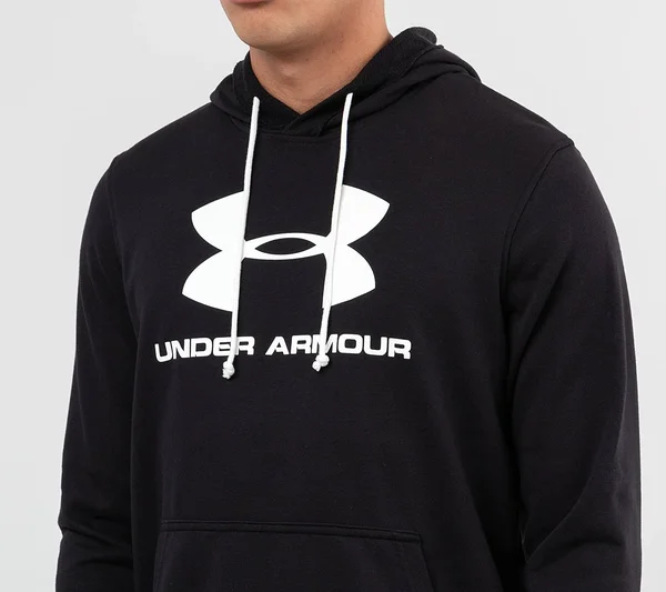 Under Armour Black Sportstyle Terry Logo Hoodie