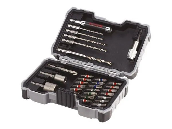 Bosch 2607017328 Drill and Screwdriver Bit Set - Grey