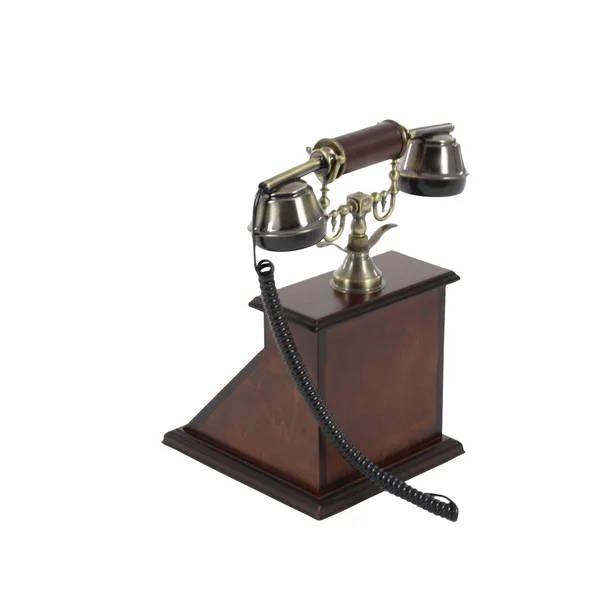 Decmode Vintage Wooden Telephone Box