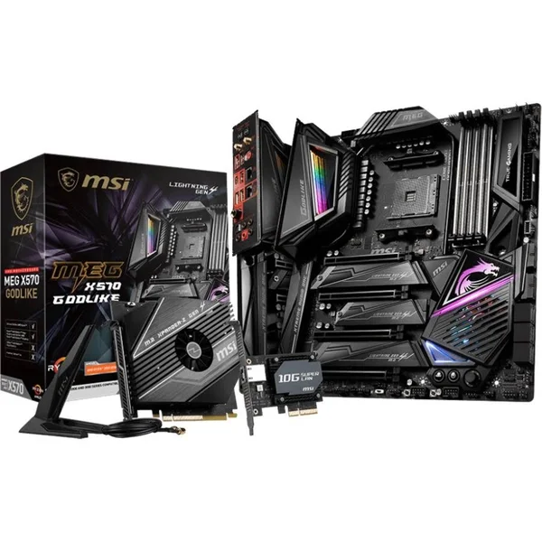 MSI MEG X570 GODLIKE with AMD X570 Extended ATX Motherboard - Socket AM4
