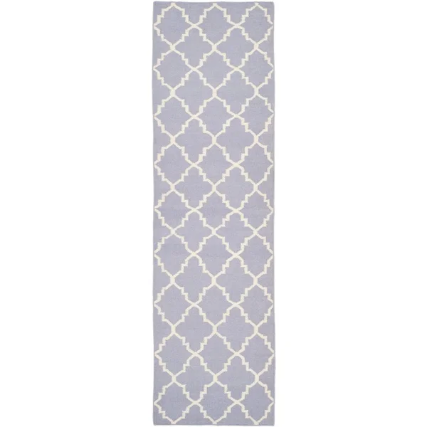 Safavieh Dhurries Grey & Ivory Area Rug; Square 6&