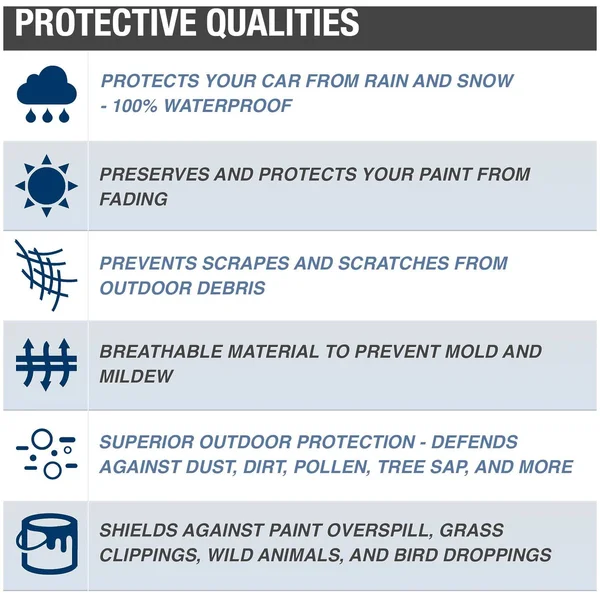 Budge Protector IV Station Wagon Cover Fits Up to 16&8x22 Long SA-2