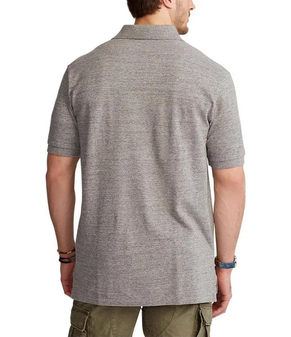 Polo Ralph Lauren Big Tall Classic-Fit Short-Sleeve Cotton Mesh Polo Shirt, Mens, 2XT, Delta Blue