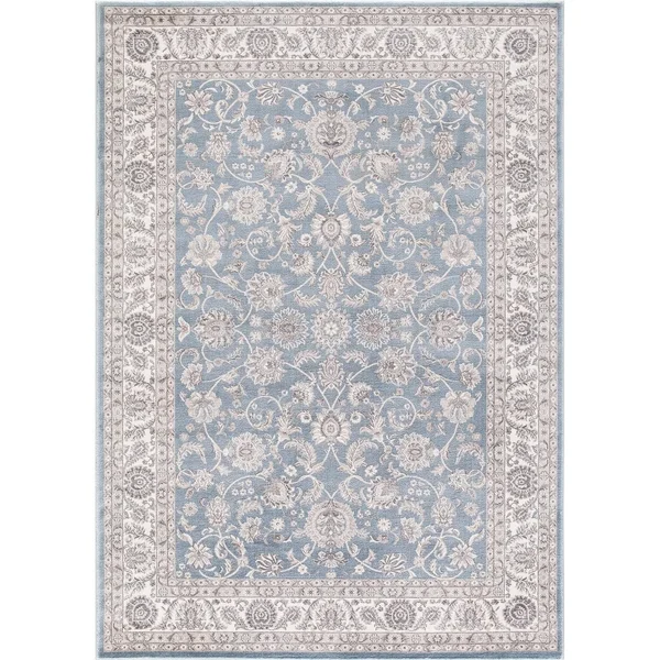 Concord Global Kashan Bergama 5&3x22x7&3x22 Rug