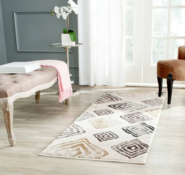 Safavieh Porcello PRL4820F Ivory/Brown Rug 6&7x22 x 9&6x22 Rectangle
