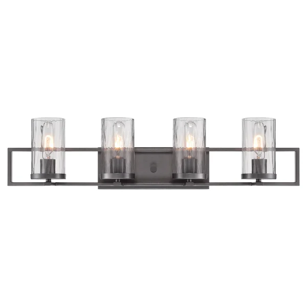 Designers Fountain Elements 4 Light Bath Bar - Charcoal 86504