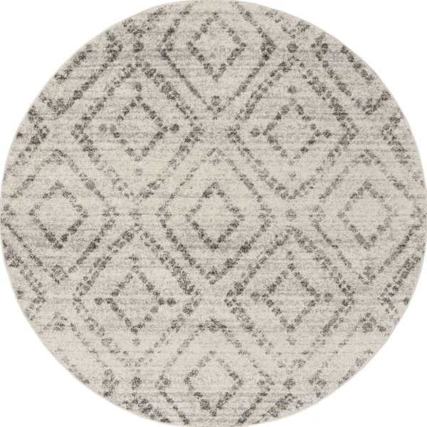 Safavieh Adirondack ADR131C Area Rug Light Grey, Grey 6& x 6& Square