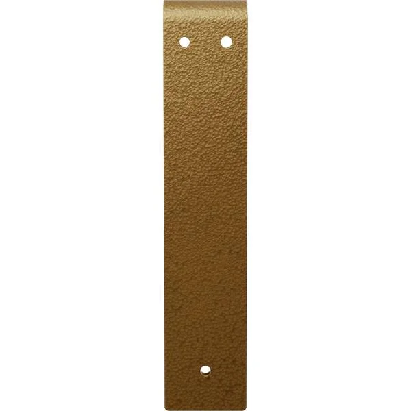 Ekena Millwork 2x22W x 10x22D x 10x22H Bulwark Steel BRACKET - Hammered Gold